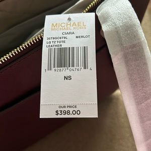 . Michael Kors Ciara tote.
